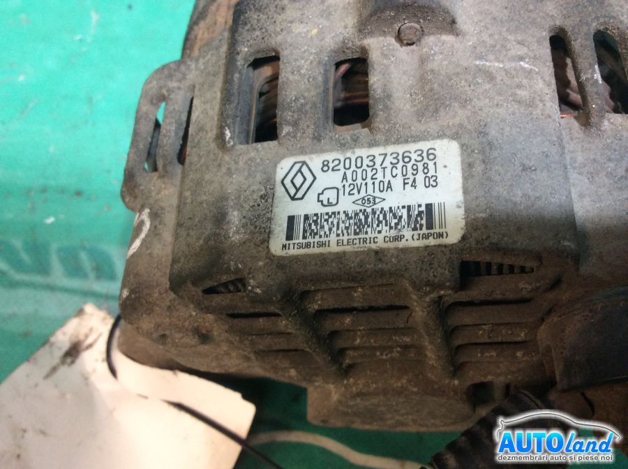 Alternator RENAULT KANGOO (KC0/1_) 1997-2025 Cod 8200373636