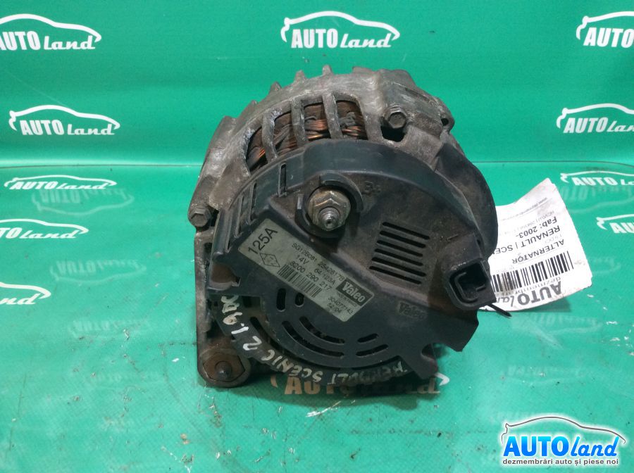 Alternator RENAULT SCENIC II (JM0/1_) 2003-2025 Cod 8200290217