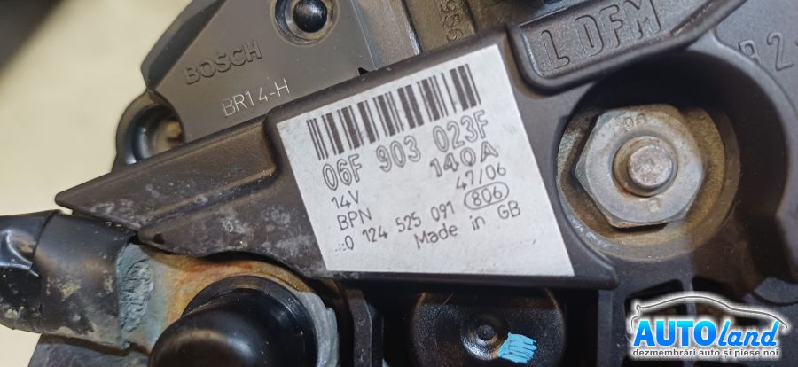Alternator SEAT LEON (1P1) 2005-2013 Cod 06F903023F