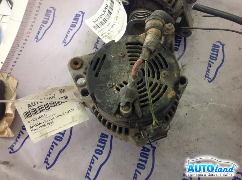 Alternator SKODA FELICIA I Combi (6U5) 1995-1998 Cod 0123310038