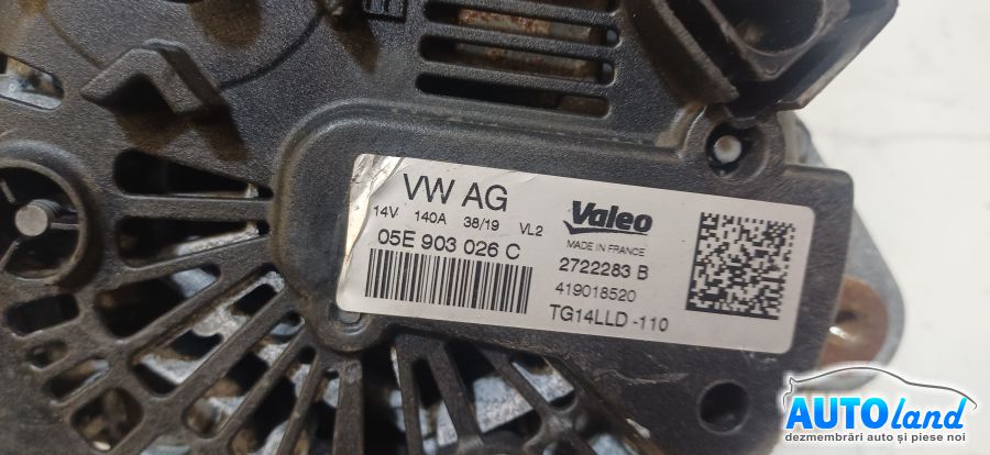 Alternator SKODA Karoq 2017-2021 Cod 05E903026C