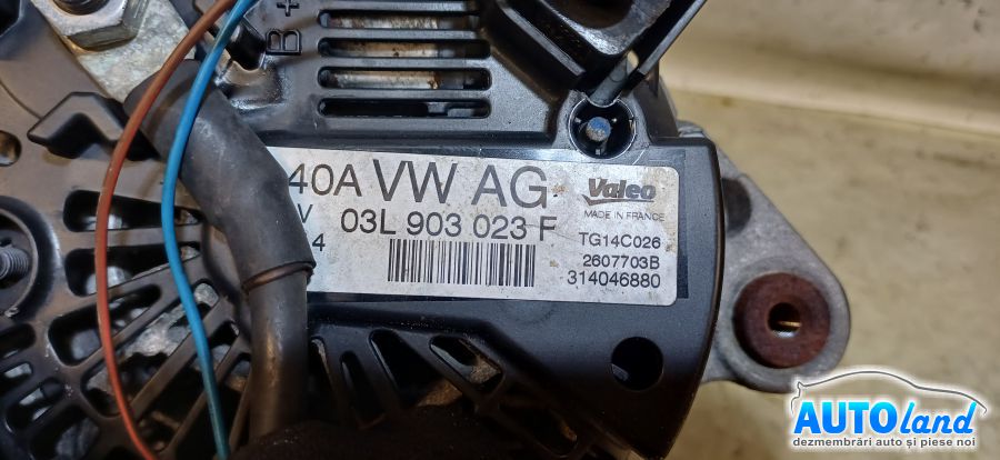 Alternator SKODA YETI (5L) 2009-2025 Cod 03L903023F
