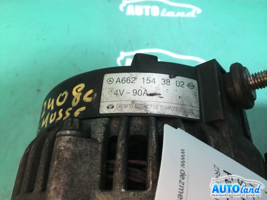 Alternator SSANGYONG MUSSO (FJ) 1995-2025 Cod A6621543802