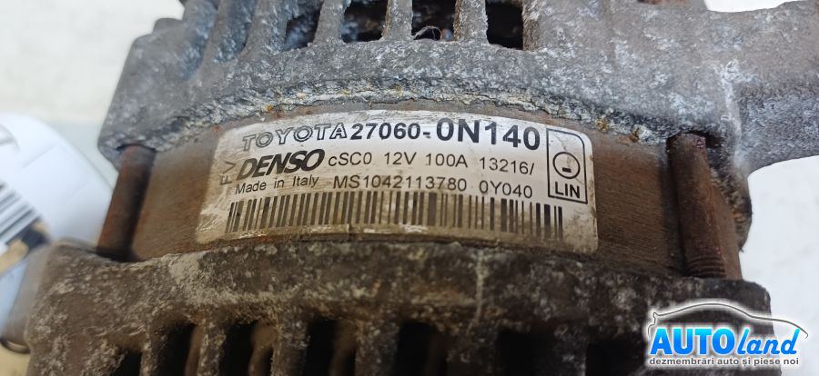 Alternator TOYOTA AURIS (_ZE15,_RE15) 2006-2026 Cod 270600N140