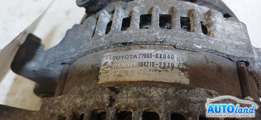Alternator TOYOTA AURIS (_ZE15,_RE15) 2006-2026 Cod 270600Y040