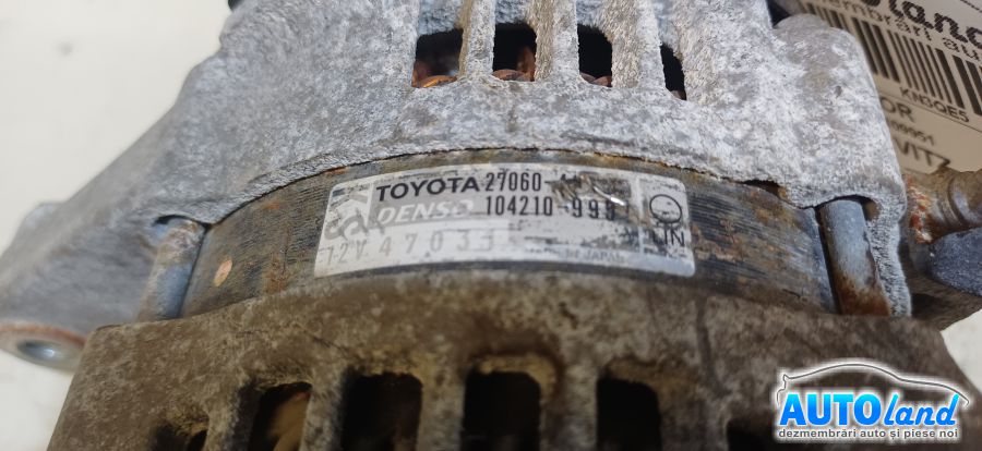 Alternator TOYOTA VITZ 2005-2026 Cod 1042109951