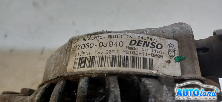 Alternator TOYOTA YARIS (_P1_) 1999-2026 Cod 270600J040