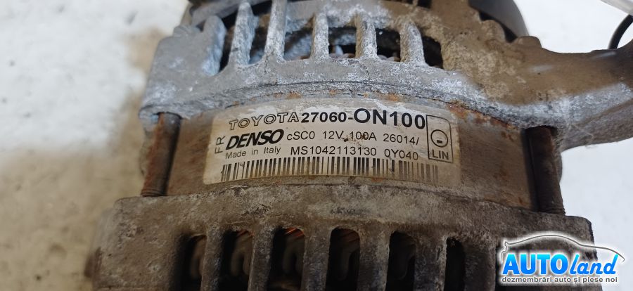 Alternator TOYOTA YARIS (_P9_) 2005-2026 Cod 270600N100