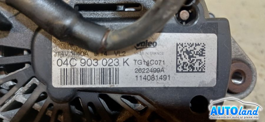Alternator VOLKSWAGEN GOLF VII 2012-2026 Cod 04C903023K