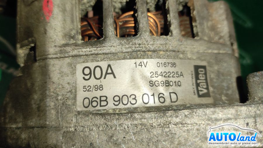Alternator VOLKSWAGEN PASSAT (3B2) 1996-2000 Cod 06B903016D