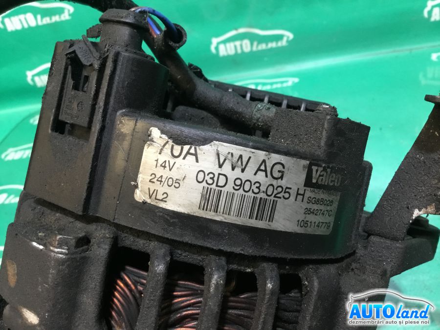 Alternator VOLKSWAGEN POLO (9N_) 2001-2025 Cod 03D903025H