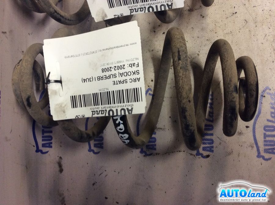 Arc Spate SKODA SUPERB I (3U4) 2002-2008