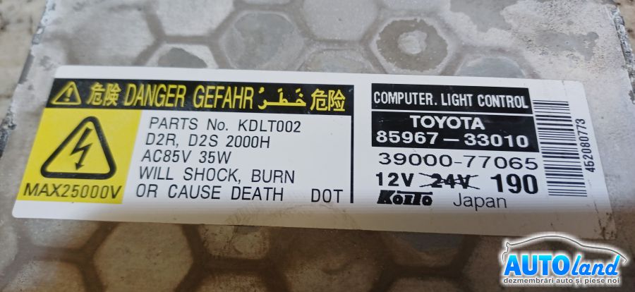Balast Xenon LEXUS RX (MCU_) 2003-2026 Cod 3900077065