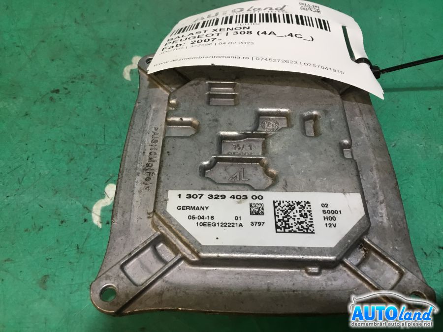 Balast Xenon PEUGEOT 308 (4A_,4C_) 2007-2025 Cod 130732940300