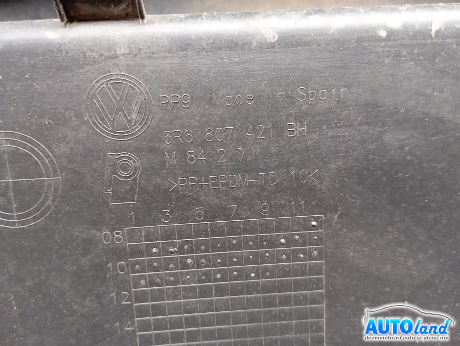 Bara spate VOLKSWAGEN POLO (6R_) 2009-2025 Cod 6R6807421BH