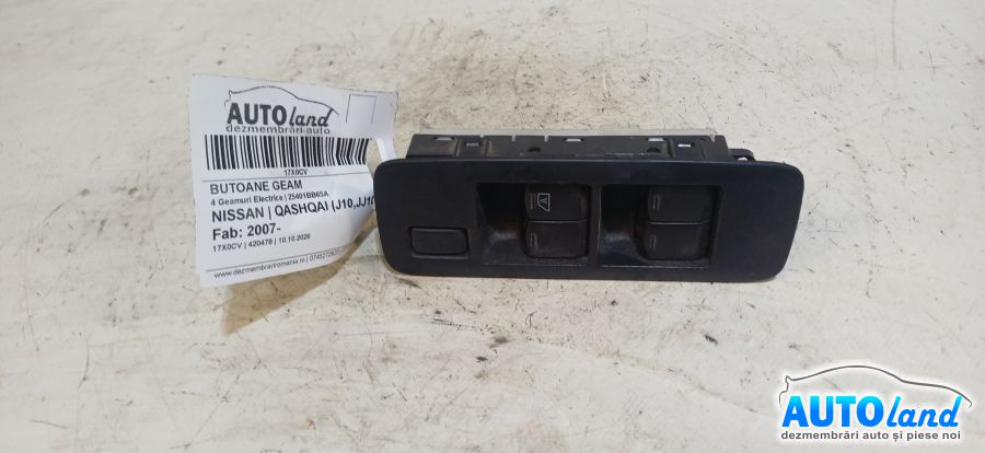 Butoane Geam NISSAN QASHQAI (J10,JJ10) 2007-2026 Cod 25401BB65A