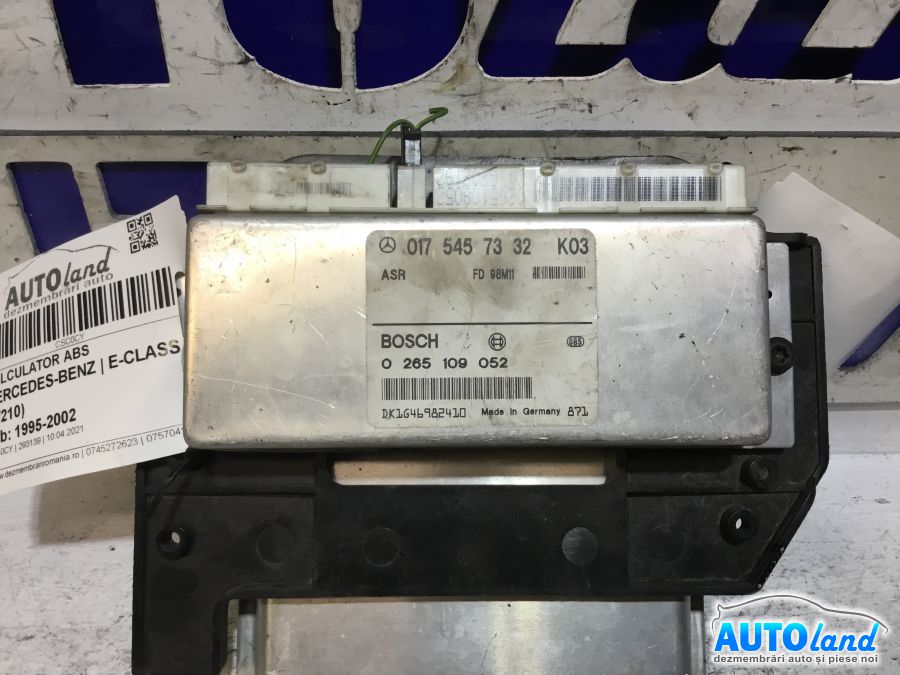 Calculator ABS MERCEDES-BENZ E-CLASS (W210) 1995-2002 Cod 0265109052