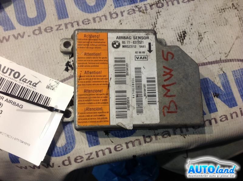 Calculator Airbag BMW 5 (E39) 1995-2003 Cod 65778372521