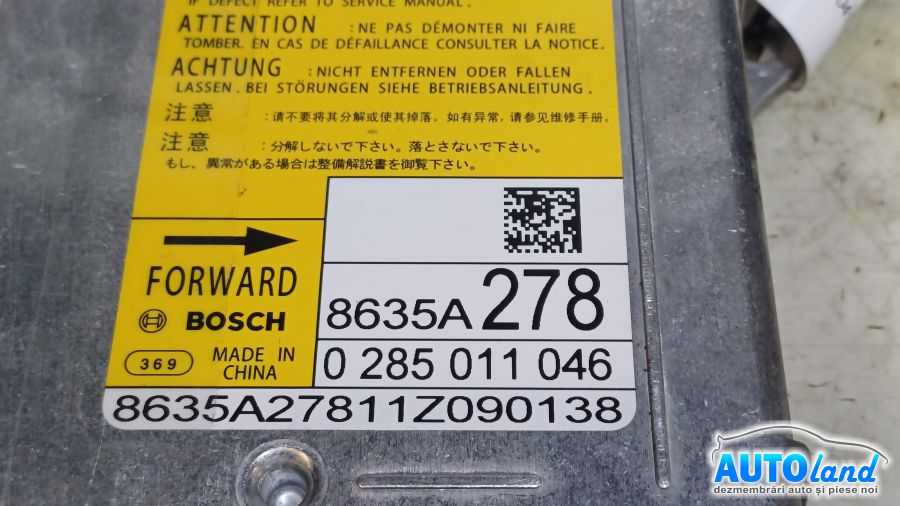 Calculator Airbag CITROEN C4 Aircross 2012-2025 Cod 8635A278