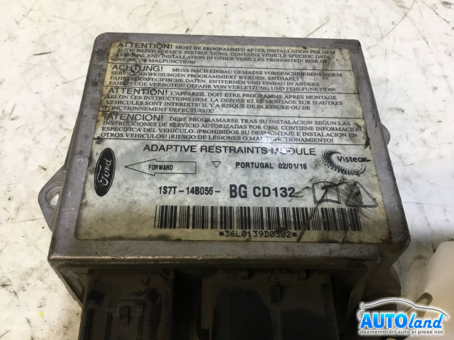 Calculator Airbag FORD MONDEO III (B5Y) 2000-2003 Cod 1S7T14B056BG