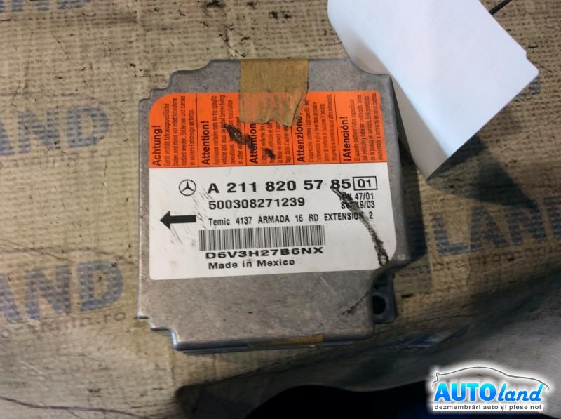 Calculator Airbag MERCEDES-BENZ E-CLASS (W211) 2002-2008 Cod A2118205785
