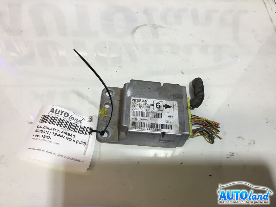 Calculator Airbag NISSAN TERRANO II (R20) 1992-2025