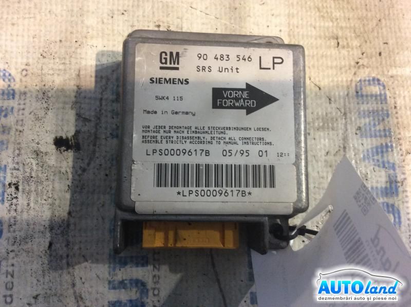 Calculator Airbag OPEL TIGRA (95_) 1994-2000 Cod 90483546
