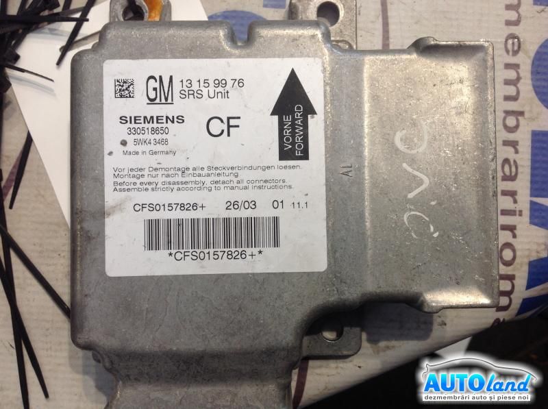 Calculator Airbag OPEL VECTRA C 2002-2025 Cod 13159976