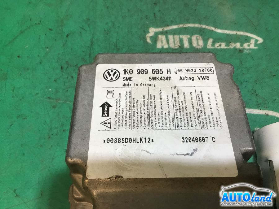 Calculator Airbag VOLKSWAGEN GOLF V (1K1) 2003-2025 Cod 1K0909605H