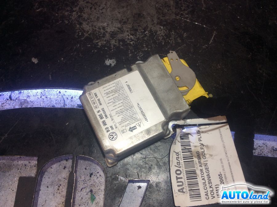 Calculator Airbag VOLKSWAGEN GOLF V PLUS (5M1) 2005-2025 Cod 1K0909605N