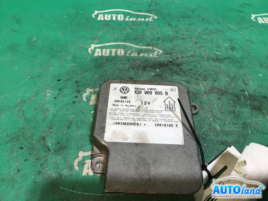 Calculator Airbag VOLKSWAGEN PASSAT (3C2) 2005-2025 Cod 1C0909605B
