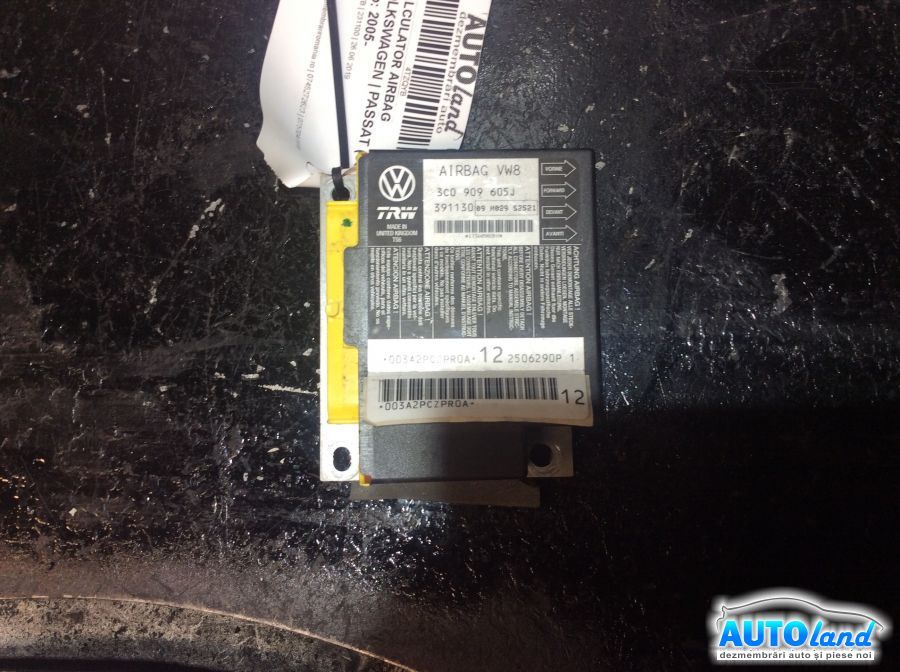 Calculator Airbag VOLKSWAGEN PASSAT (3C2) 2005-2026 Cod 3C0909605J
