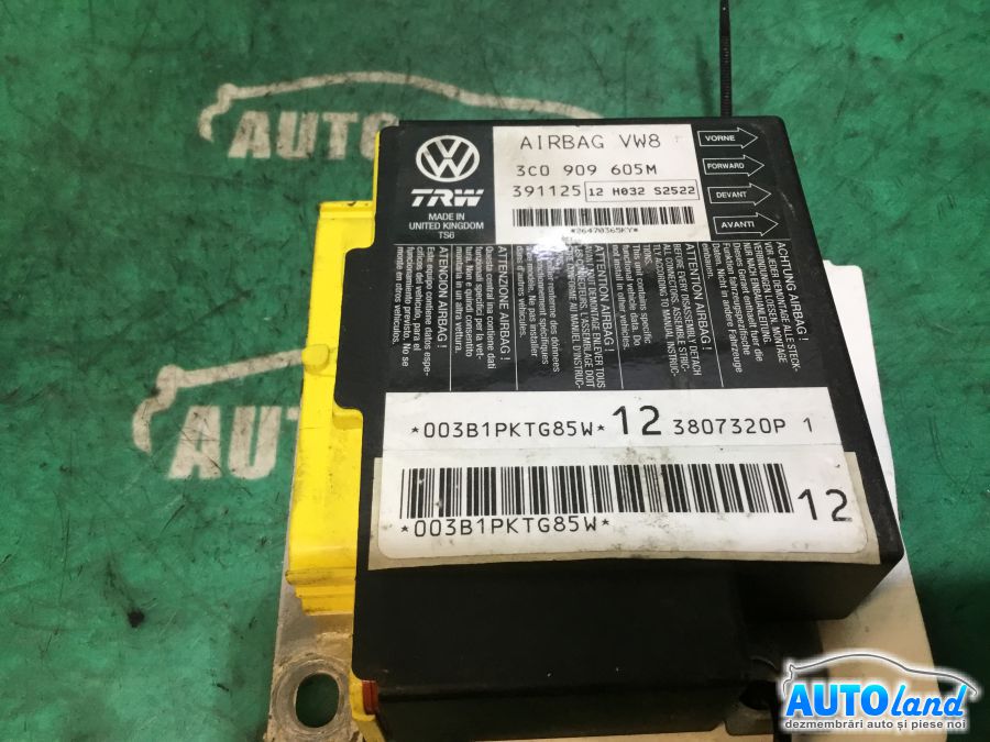 Calculator Airbag VOLKSWAGEN PASSAT (3C2) 2005-2025 Cod 3C0909605M