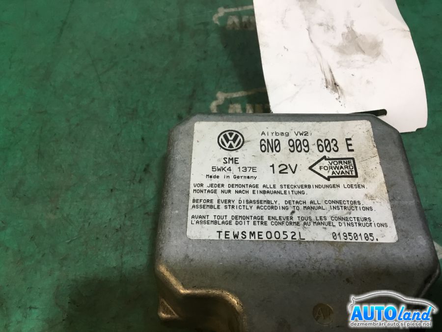 Calculator Airbag VOLKSWAGEN POLO (6N1) 1994-1999 Cod 6N0909603E