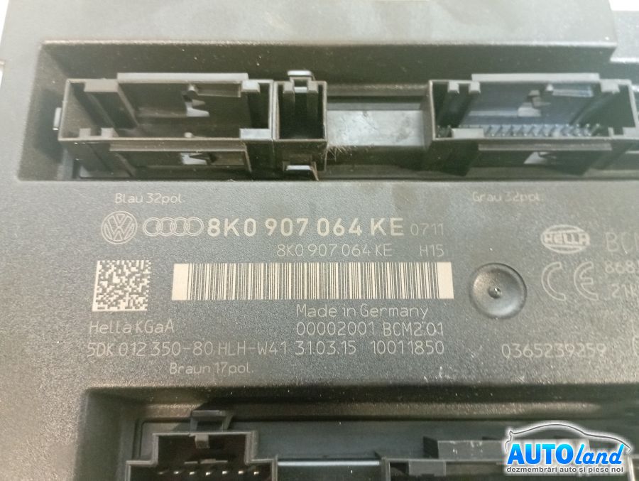Calculator Confort AUDI A4 (8K2) 2007-2025 Cod 8K0907064KE