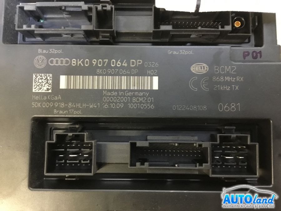 Calculator Confort AUDI A4 Avant (8K5) 2008-2025 Cod 8K0907064DP
