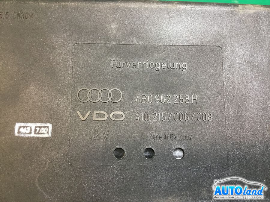 Calculator Confort AUDI A6 (4B,C5) 1997-2005 Cod 4B0962258H