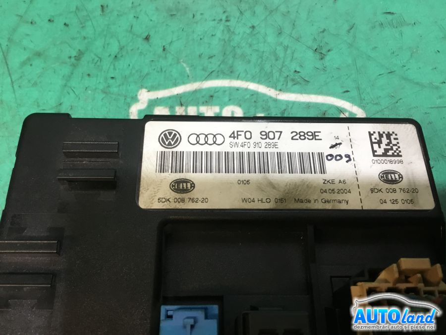 Calculator Confort AUDI A6 (4F2,C6) 2004-2011 Cod 4F0907289E
