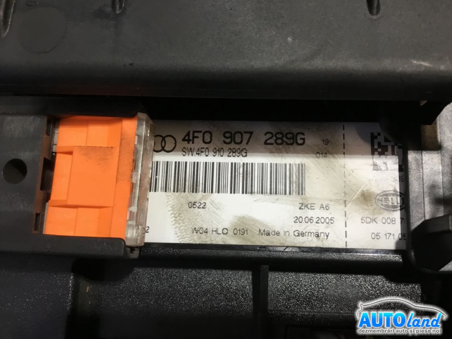 Calculator Confort AUDI A6 (4F2,C6) 2004-2011 Cod 4F0907289G