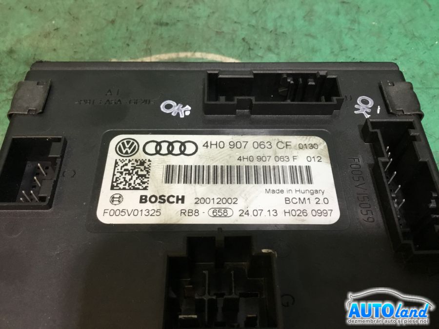 Calculator Confort AUDI A6 (4G) 2011-2025 Cod 4H0907063CF