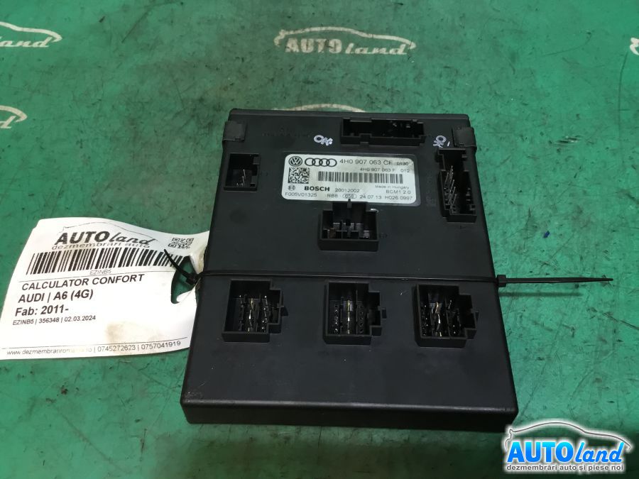 Calculator Confort AUDI A6 (4G) 2011-2025 Cod 4H0907063CF