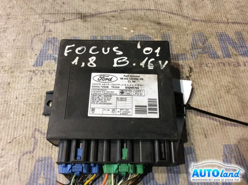 Calculator Confort FORD FOCUS (DAW,DBW) 1998-2001 Cod 98AG15K600DB