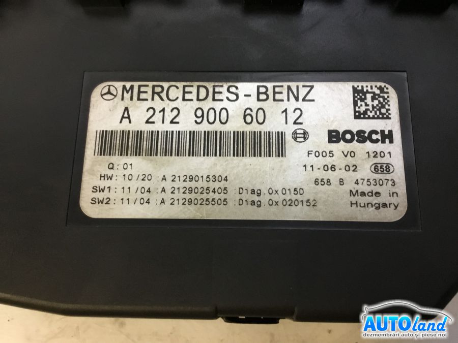 Calculator Confort MERCEDES-BENZ E-class Coupe (C207) 2009-2012 Cod A2129006012