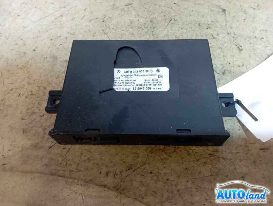 Calculator Confort MERCEDES-BENZ E-CLASS (W212) 2009-2025 Cod A2129003806