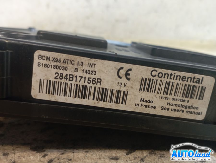 Calculator Confort RENAULT FLUENCE (L30_) 2010-2026 Cod 284B17156R
