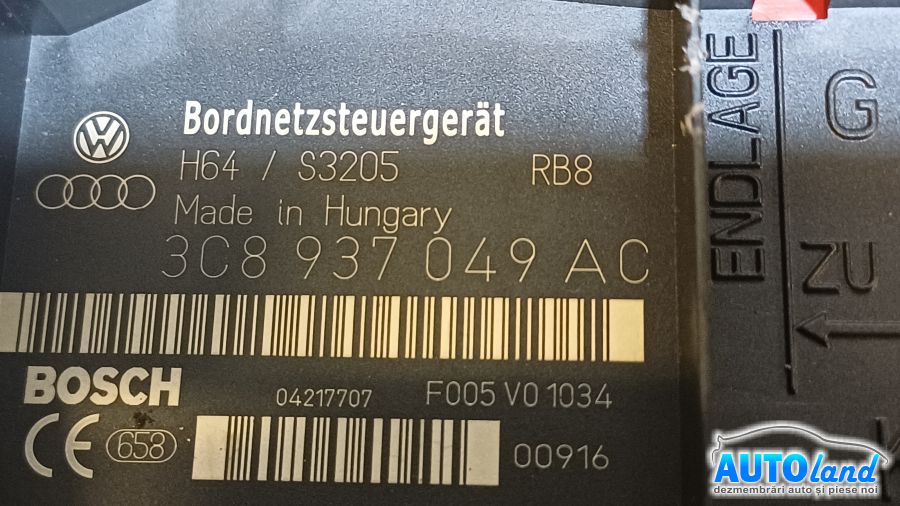 Calculator Confort SEAT ALTEA XL (5P5) 2006-2025 Cod 3C8937049AC