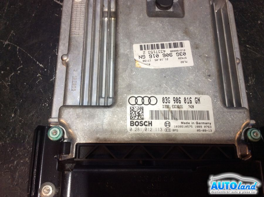Calculator ECU Motor AUDI A4 (8EC) 2004-2008 Cod 03G906016GN
