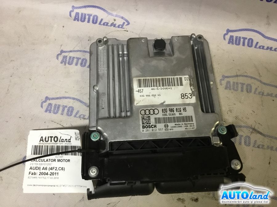 Calculator ECU Motor AUDI A6 (4F2,C6) 2004-2011 Cod 03G906016HS