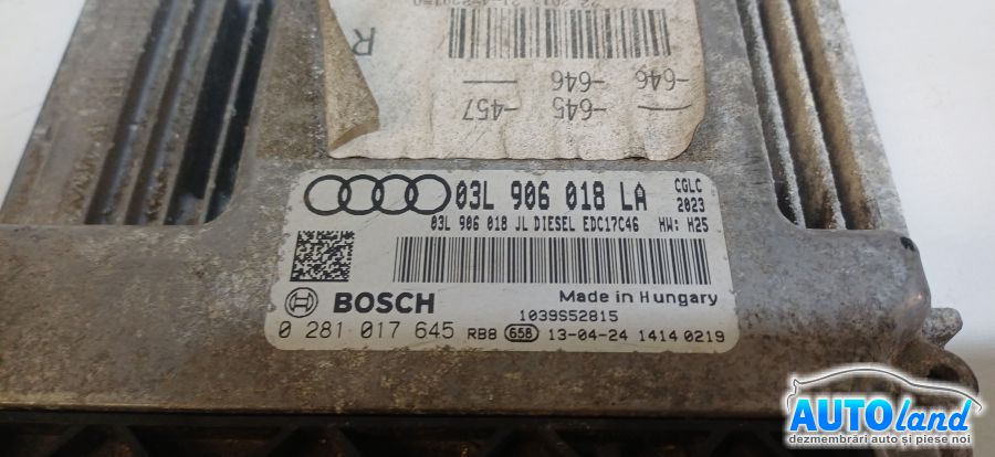 Calculator Ecu Motor AUDI A6 (4G) 2011-2026 Cod 03L906018LA