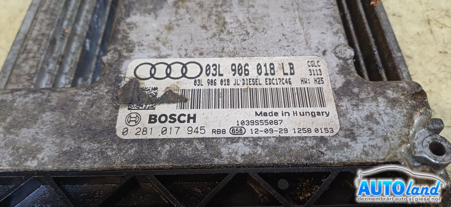 Calculator Ecu Motor AUDI A6 (4G) 2011-2025 Cod 03L906018LB